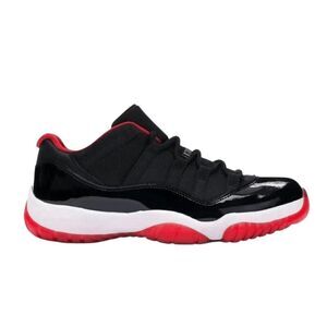 NIKE Air Jordan 11 Retro Low 'Bred' Sneakers Size 13.5